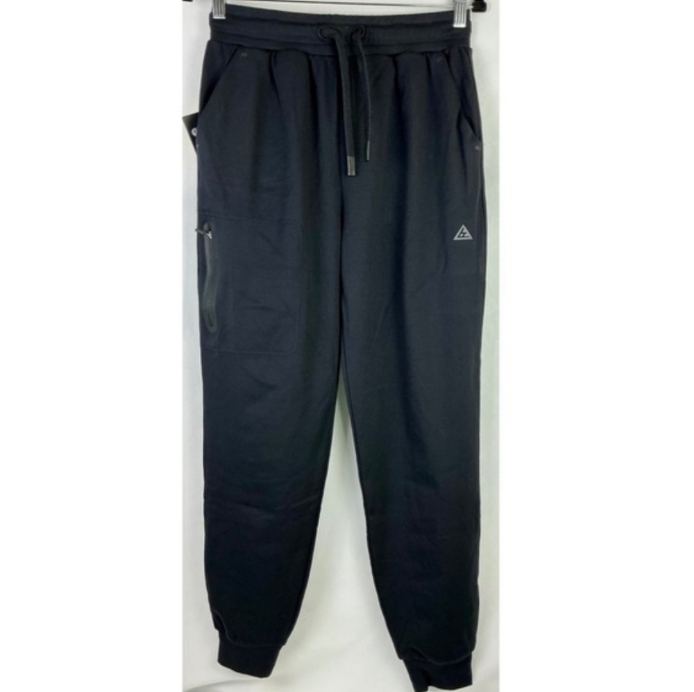 Men's Black SKI DOO Joggers with Zipper Pocket